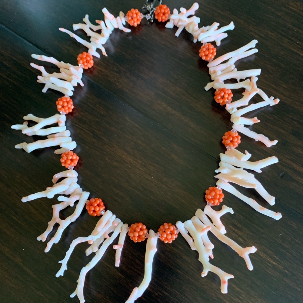 Coral Beaded Necklace